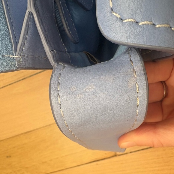 Coach Drifter Should Bag in Calf Leather Periwinkle with Turn-lock - Picture 14 of 14